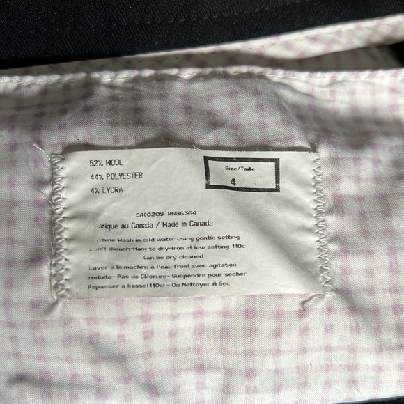 Wool blend Donna RIVIERA golf pant, EUC - Picture 5 of 6